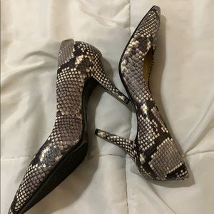 MK snake 2 inch heels